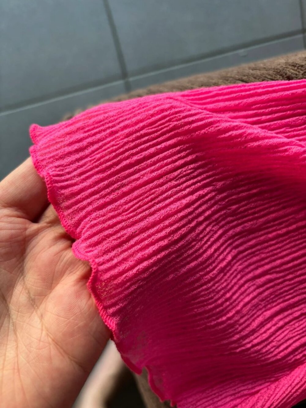 Blouse fuschia - Picture 3 of 3